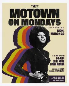 Motown on Mondays – MOM LA