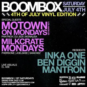 BOOMBOX “4TH OF JULY VINYL EDITION”