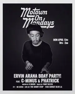 Motown on Mondays – MOM LA