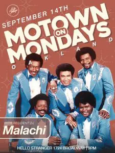 Motown on Mondays Oakland