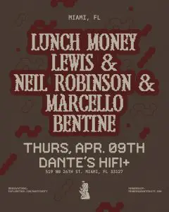 Tonight and This Weekend at Dante’s HiFi Miami