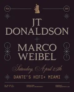 This Weekend at Dante’s HiFi Miami