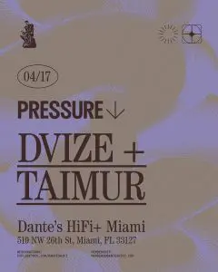 Tonight & This Weekend at Dante’s HiFi Miami