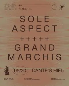 Tonight and this week at Dante’s HiFi Miami