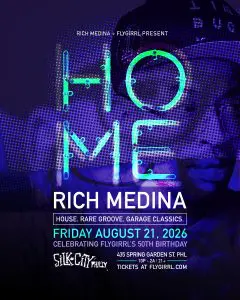 HOME with Rich Medina spinning House, Classics + Rare Grooves