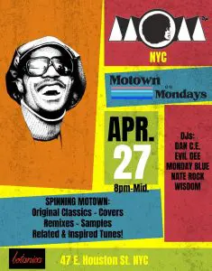 Motown on Mondays NYC