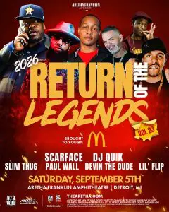 Return of the Legends ft. Scarface, DJ Quik, Slim Thug