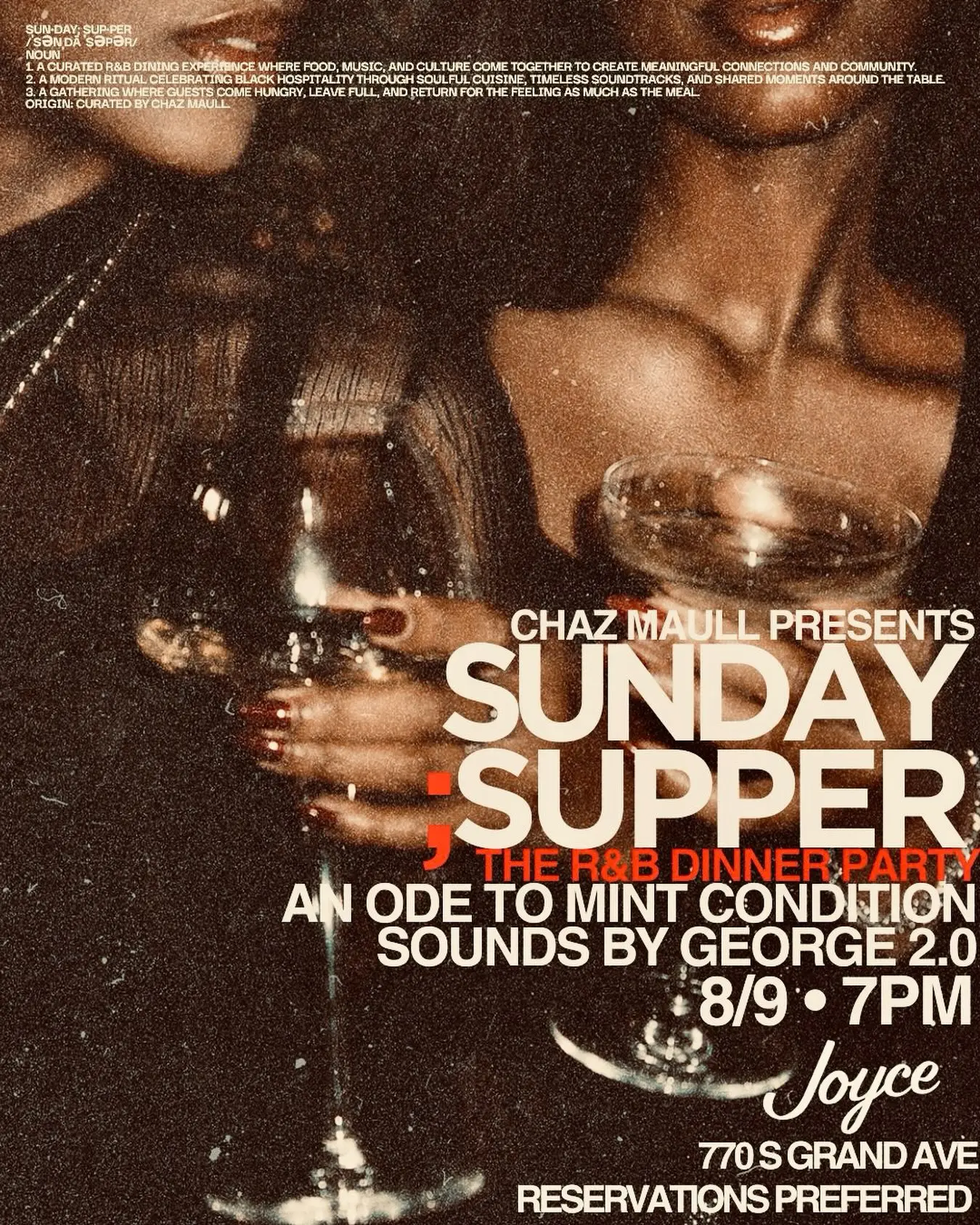 SUNDAY SUPPER | The R&B Dinner Party