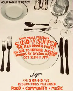 SUNDAY SUPPER | The R&B Dinner Party