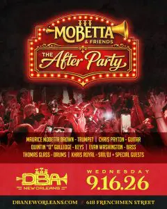 Maurice “Mobetta” Brown & Friends – The After Party