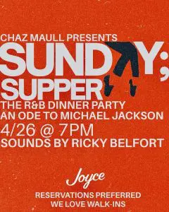 SUNDAY SUPPER | The R&B Dinner Party