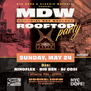 MDW (Memorial Day Weekend) Rooftop Party