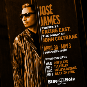 José James Presents Facing East: The Music of John Coltrane with Special Guest Ron Blake