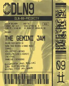 Gemini Jam – Kim Lightfoot, Antonio Ocasio, MKL, Shawn Dub, Nickodemus + more