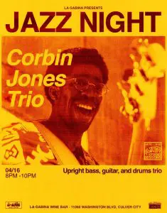 Jazz Night featuring Corbin Jones and Friends