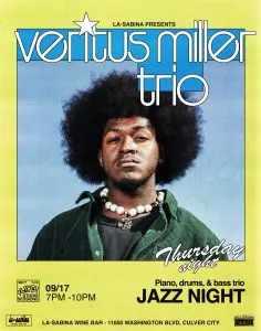 Jazz Night featuring Veritus Miller Trio