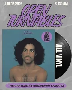 Open Turntables – Prince