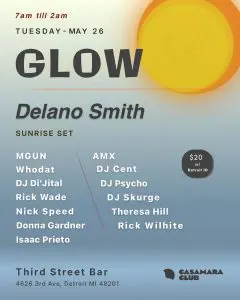 GLOW ft. Delano Smith, Whodat, Rick Wade, DJ Cent and more