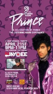 A Celebration of Prince: The Listening Room Experience
