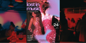lost in music • a disco dance party downstairs