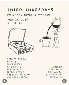 Third Thursdays ft. Zoe Talley, Roni Amitai and Casimir von Oettingen