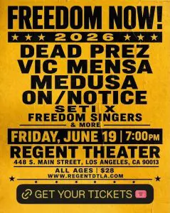 LACANN 250 Years Celebration feat. Dead Prez, Vic Mensa & more