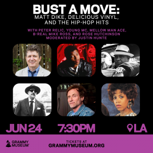 Delicious Vinyl’s Legacy Takes Center Stage | Featuring Young MC, Mellow Man Ace, B-Real, Mike Ross, Peter Relic and Moderator Justin Hunte