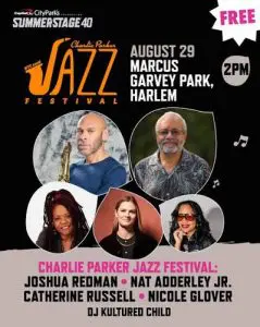 Charlie Parker Jazz Festival: Joshua Redman / Nat Adderley Jr. / Catherine Russell / Nicole Glover