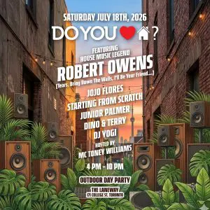 Do You Love House Day Party w/ Robert Owens at The Laneway