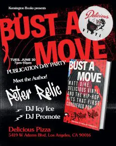 Bust A Move Publication Party with author Peter Relic at Delicious Pizza