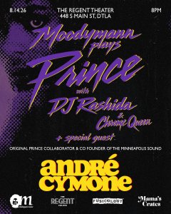MOODYMANN PLAYS PRINCE WITH DJ RASHIDA, ANDRÉ CYMONE AND DJ CHROME QUEEN