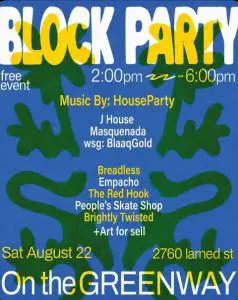 Detroit HouseParty Block Party with J House, Masquenada