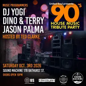 90’s House Music Tribute Party w/ Dino & Terry, Jason Palma & DJ YOGI