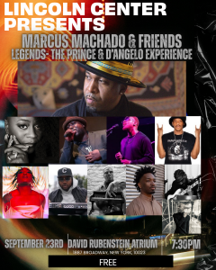 Gathering: An R&B Story with Marcus Machado & Friends Legends – The Prince & D’Angelo Experience