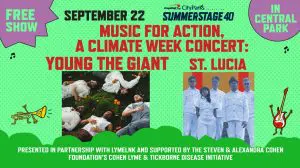 Music for Action, a Climate Week Concert: Young the Giant / St. Lucia