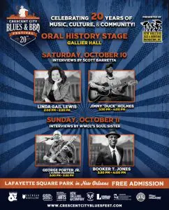 2026 Crescent City Blues & BBQ Festival ft. George Porter Jr and Booker T. Jones