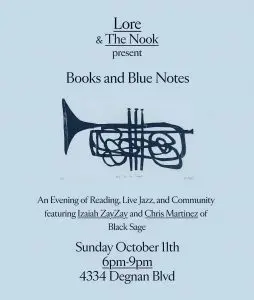 Lore & The Nook Present: Books and Blue Notes