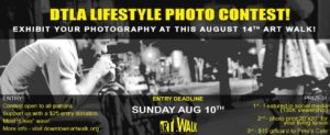 Downtown LA Art Walk – August Lifestyle Photo Fundraiser
