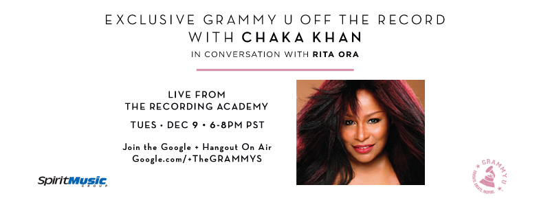 Chaka Khan w Rita Ora banner