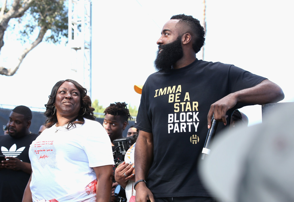 James Harden Returns to Audubon Middle School in Los Angeles for "Imma Be a Star" Block Party