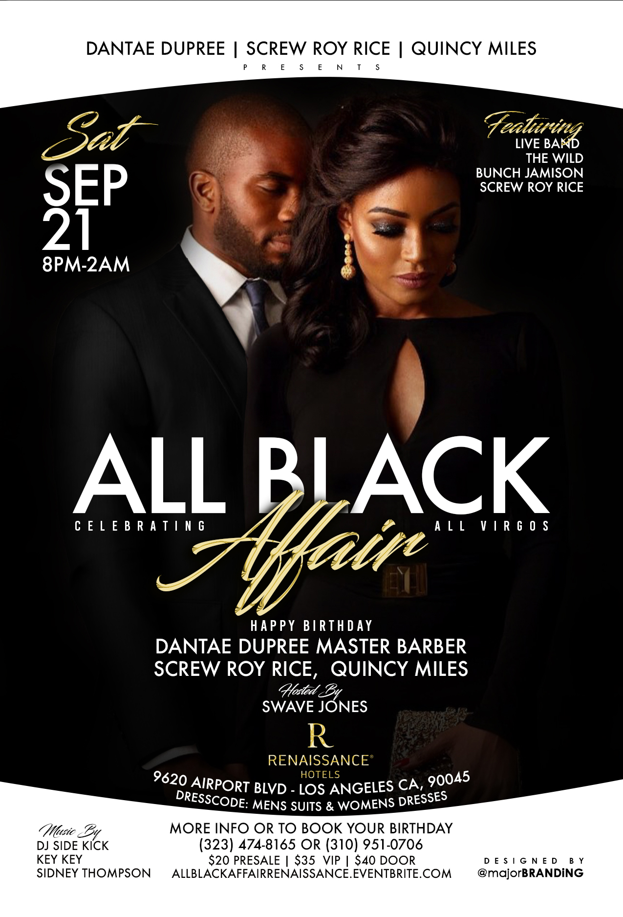 all black affair dresses
