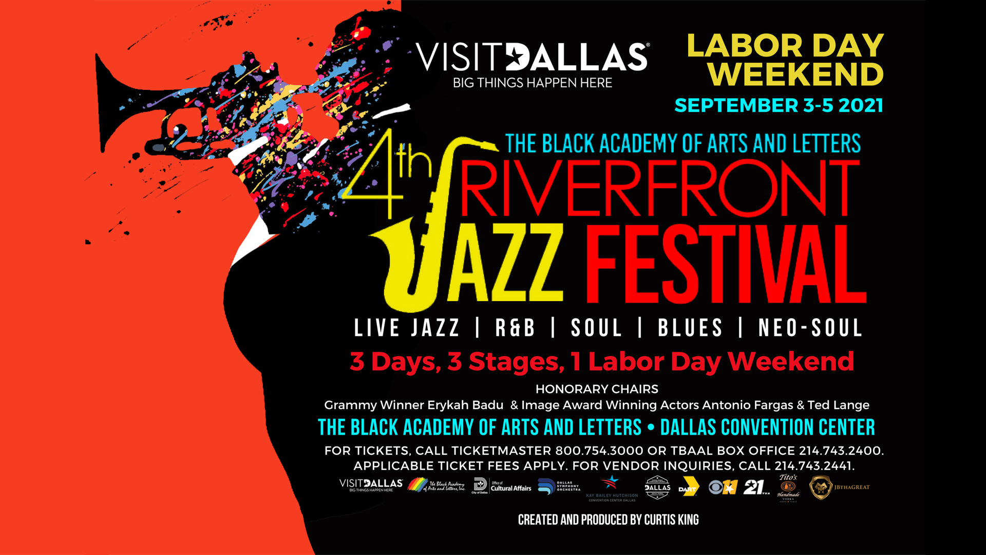 4th Riverfront Jazz Festival at on Fri, Sep 3rd, 2021 600 pm