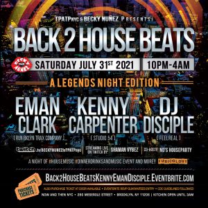 #Back2HouseBeats with DJ Kenny Carpenter/ DJ Disciple and DJ Eman Clark