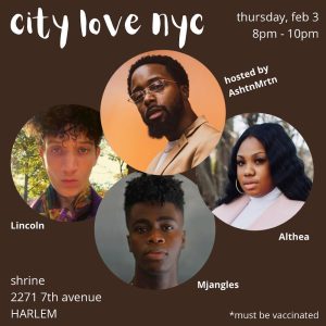 City Love NYC – Thursday, February 3