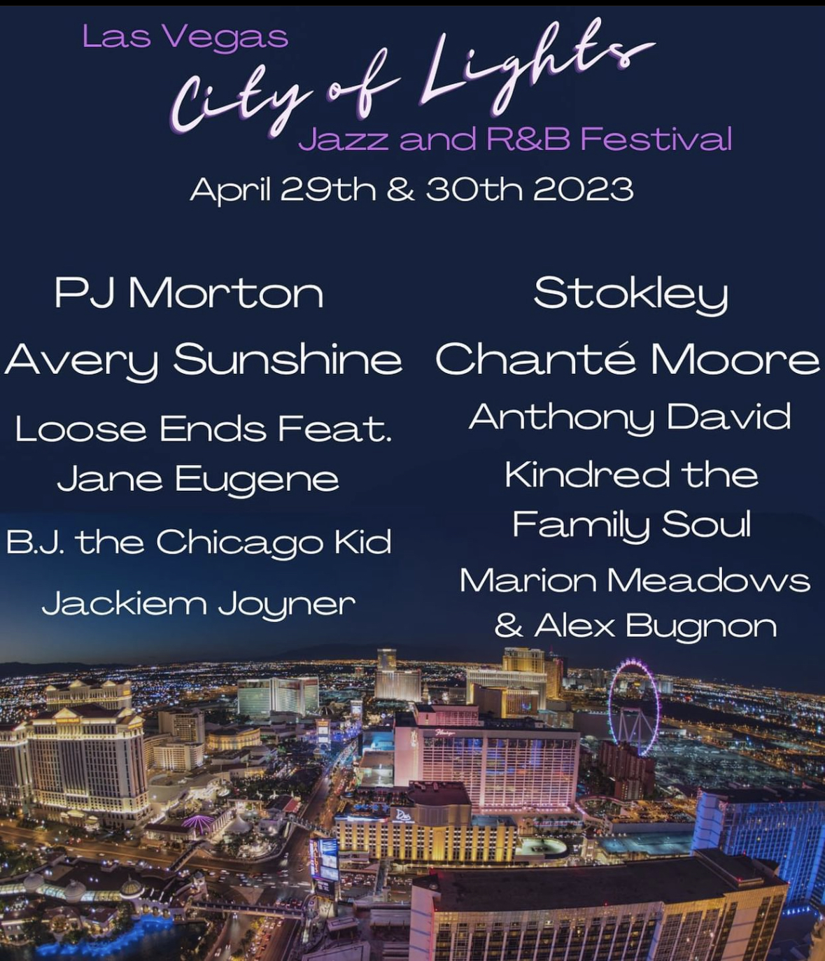 Las Vegas City of Lights Jazz and R&B Festival at Clark County