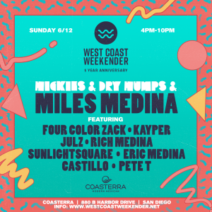 Weekender 5 Year: Miles Medina Brunch feat. Four Color Zack, Kayper, Rich Medina