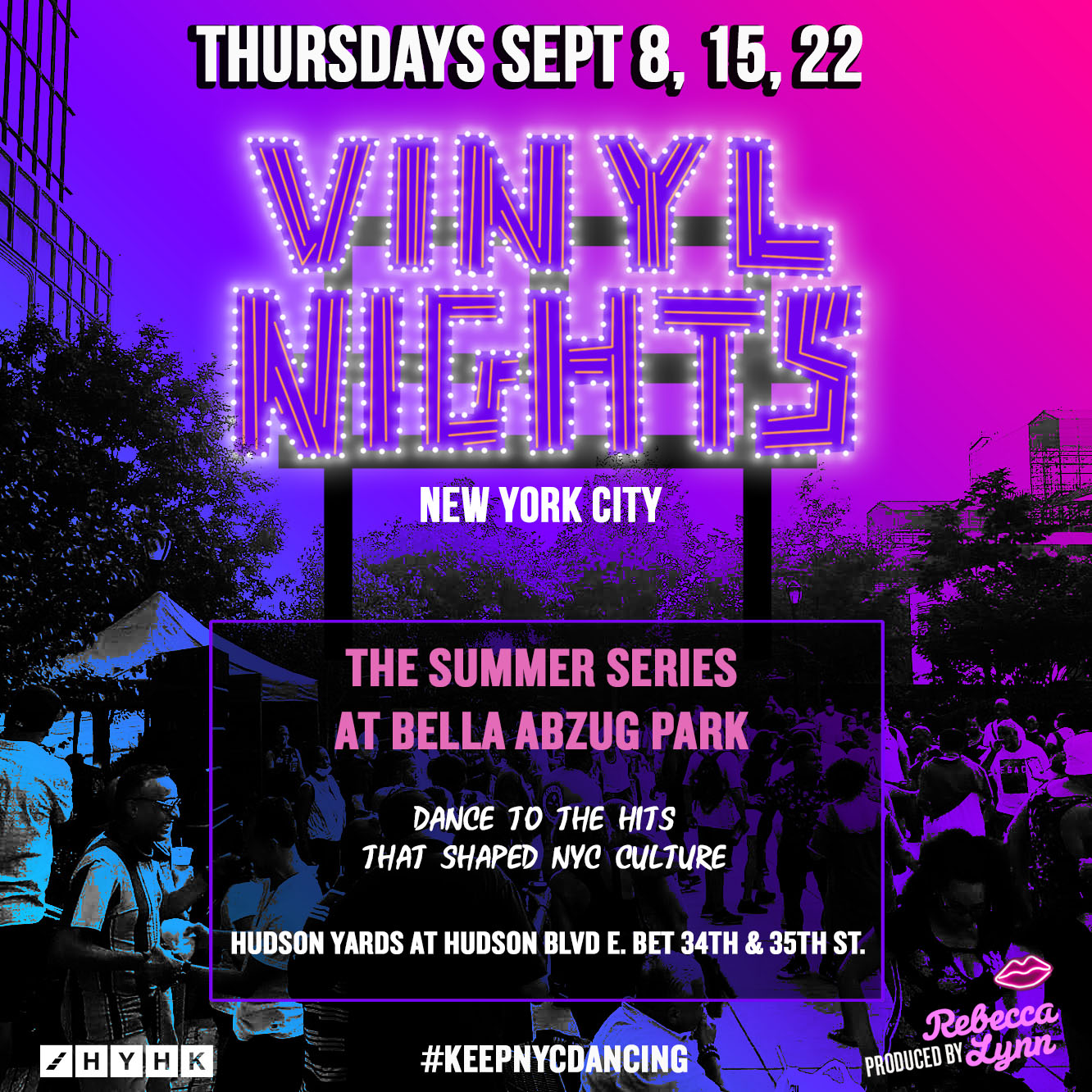Vinyl Nights At Bella Abzug Park Hudson Yards At Bella Abzug Park At Vinyl Nights At Bella Abzug Park Hudson Yards At Bella Abzug Park At