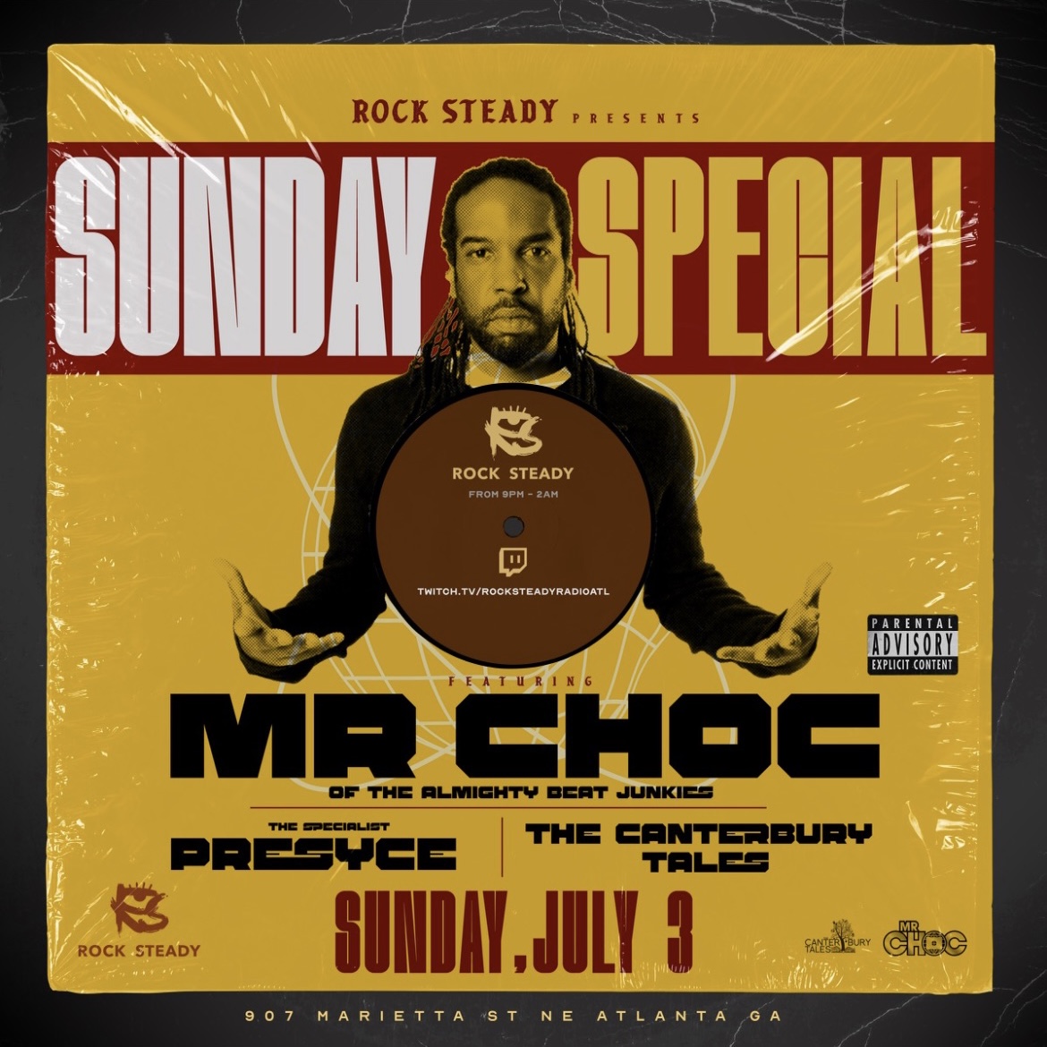Sunday Special Featuring Mr Choc of The World Famous Beat Junkies