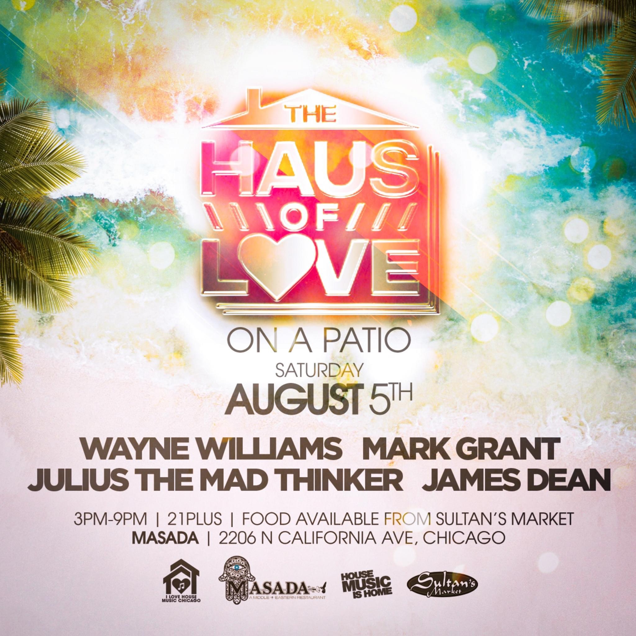 The Haus of Love on a patio – with Chosen Fews Wayne Williams, Mark ...