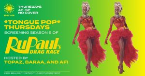 *Tongue Pop* Thursdays: Screening Season 5 of Rupaul’s Drag Race (Hosted By Tab…)